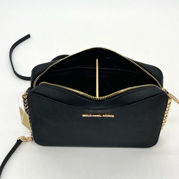 Michael Kors Large EW Crossbody Bag & Trifold Wallet Black - Picture 7 of 10